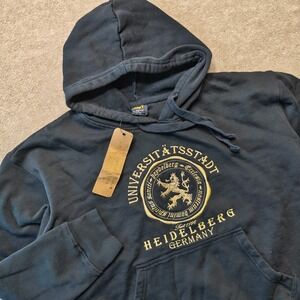 RMT Germany Universitatsstadt Heidelberg Pullover Hoodie Sweatshirt XL Navy Blue